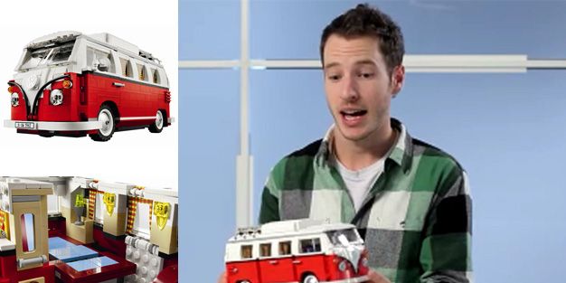 Canberra Idool Vochtig New 1962 VW T1 Camper Van Kit from Lego is Our Kind of Magic Bus