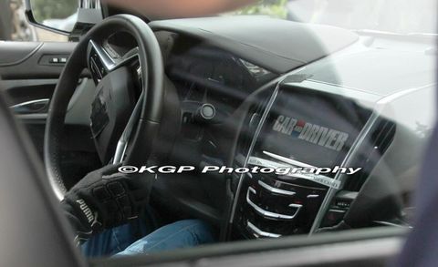 2013 Cadillac Ats Interior Spied Center Stack Will Go Touch