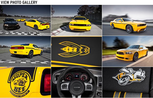 2012 Dodge Charger SRT8 Super Bee and Challenger SRT8 392 Yellow Jacket photo gallery