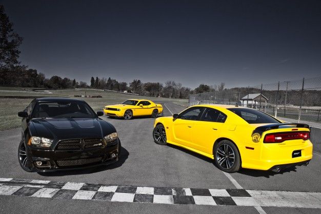 2012 Dodge Charger SRT8 Super Bee and Challenger SRT8 392 Yellow Jacket