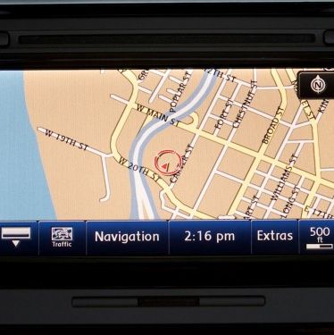 vw navigation screen