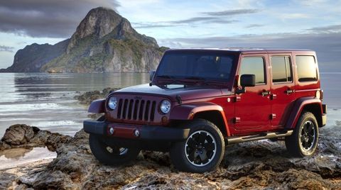 2012 Jeep Wrangler Unlimited Altitude Front 3/4