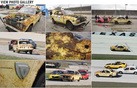 LeMons Good/Bad Idea of the Week: Mazda RX-2 Exhumed From Collapsed Barn, Stuffed With 13B photo gallery