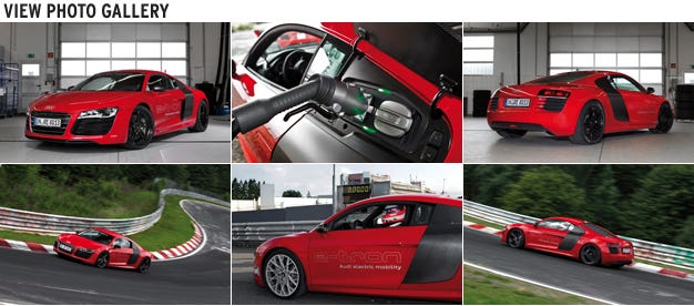 Audi R8 e-tron Photo Gallery