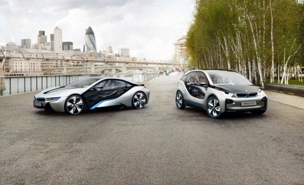 BMW i8 and i3 concepts
