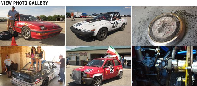 LeMons Chicago BS Inspections: VW Type 3s, a Bomb, and an Airplane-Engined MR2 Photo Gallery