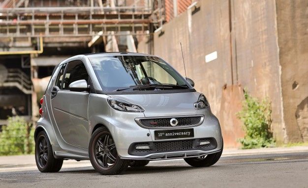Smart and Brabus Celebrate a Decade of Miniscule Performance Bliss