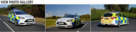 Ford Whips Up Ridiculously Awesome Focus ST Wagon Cop Car for U.K. Photo Gallery