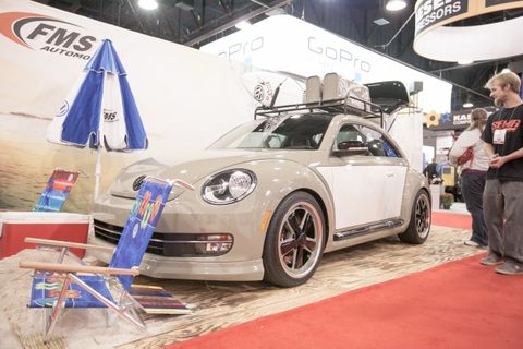 European Car Magazine Beach Battle Cruiser Volkswagen Beetle