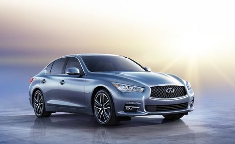 Infiniti Q50 Will Get Turbocharged Four From Mercedes Benz News Car And Driver