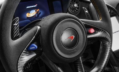 2014 McLaren P1 steering wheel