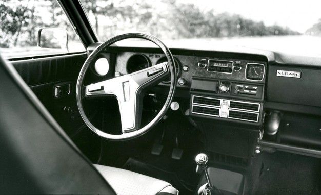 1972 Subaru GL coupe interior