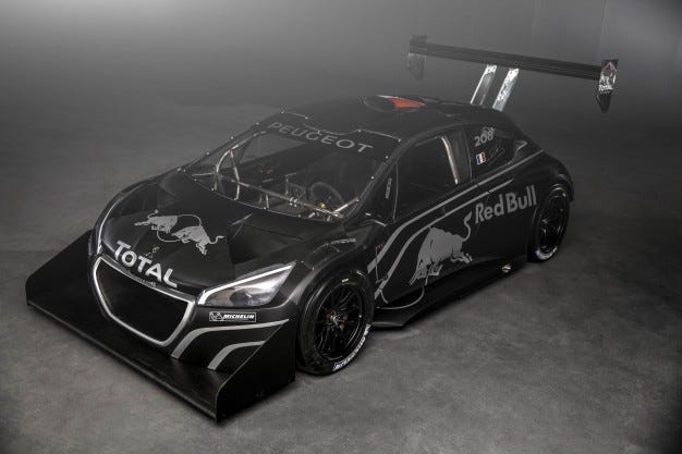 Spark 1:43 S. Loeb Peugeot 208 T16 Winner Pikes Peak Hill