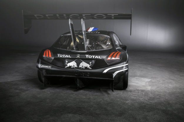 Spark 1:43 Peugeot 208 T16 Winner Pikes Peak 2013 Loeb