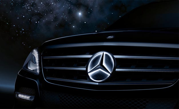 Mercedes Introduces Illuminated Three-Pointed Star Emblems