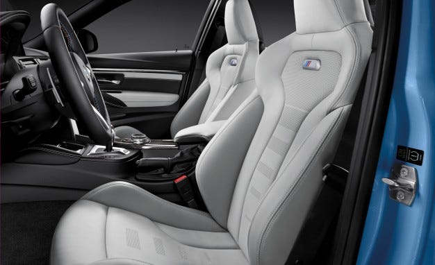 2015 BMW M3 sedan interior