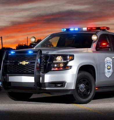 chevy tahoe police vehicle
