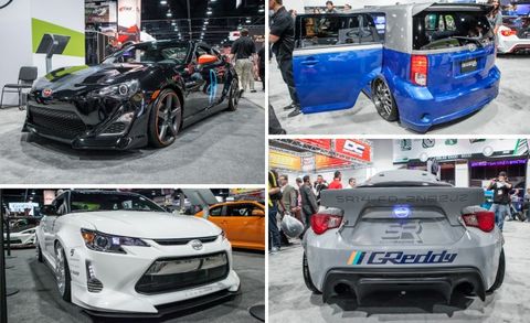 Alphabet Soup: Scion Brings Customized FR-S, xB, and tC Models to Vegas 