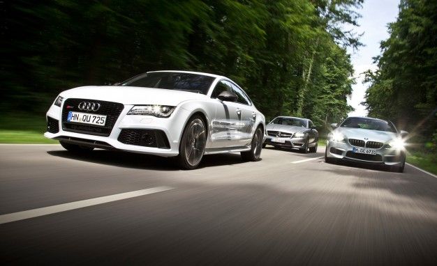 2014 Audi RS7 2014 Mercedes Benz CLS63 AMG S-Model 4MATIC and 2014 BMW M6 Gran Coupe