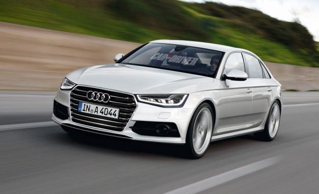 2015 Audi A4 TDI (artist's rendering)