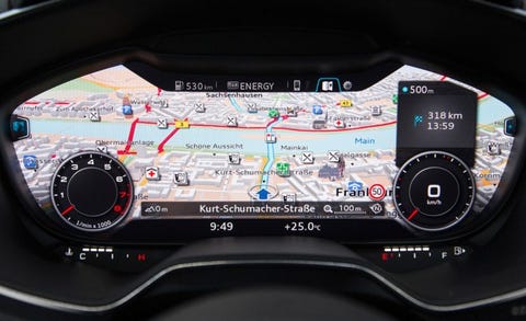 2015 audi tt interior cluster