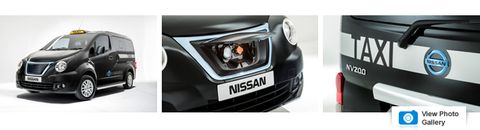 Nissan NV200 electric taxi of London