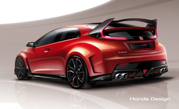 Honda Civic Type R morphs into production guise for Geneva - CNET