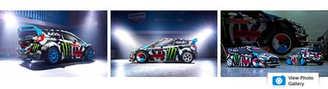Ken Block’s Rallycross/WRC/Gymkhana Ford Fiestas Get Bitchin’ New Liveries
