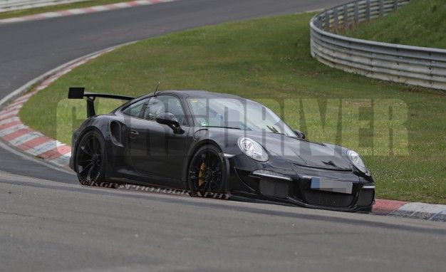 Rennsport! 991 Porsche GT3 RS Spotted Testing at Nürburgring