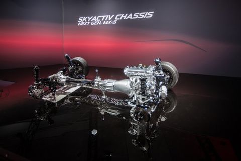 Mazda Shows Chassis for Next-Gen 2016 Miata, Calls It a “Table of Contents”