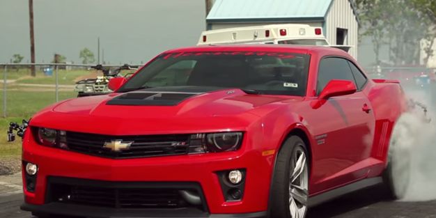 Watch a 1000-hp Hennessey Chevrolet Camaro Kill Its Rear Tires
