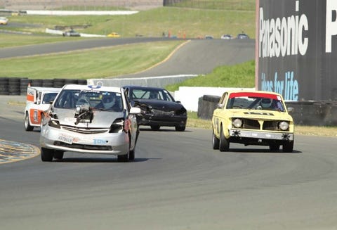 Own A Harley Engined Toyota Prius Now News Car And Driver Toyohog Prius At Sears Point