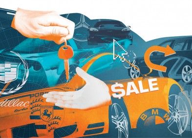 cars for sale illustration
