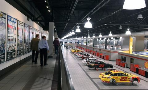 Tour of/facts about Penske’s race shop