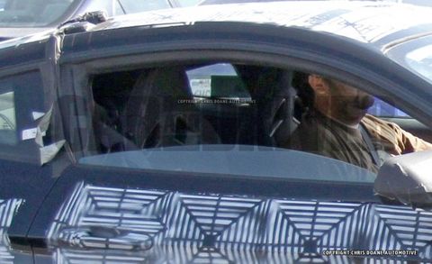  2016 Ford Mustang GT500 interior (spy photo)