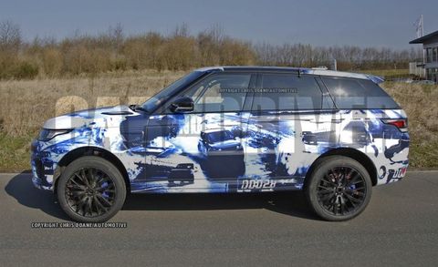 2015 Land Rover Range Rover Sport SVR (spy photo)