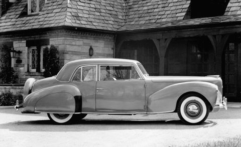 1940 Lincoln Continental model shown