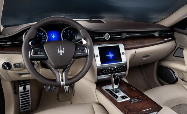 2014 Maserati Quattroporte Ermenegildo Zegna Limited Edition interior