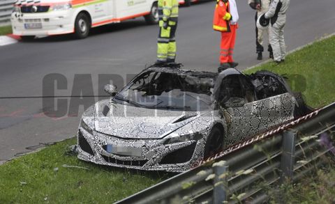 2016 Acura NSX Prototype Burns on Nürburgring, Enters Supercar Inner Circle