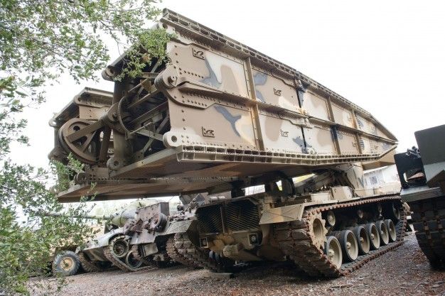 U.S. M48A5 Armored Vehicle-Launched Bridge