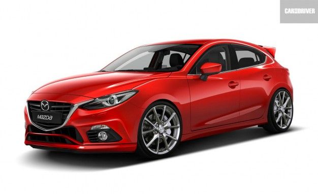 2017 Mazdaspeed3 artist's rendering