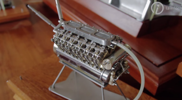 The Smallest V-12 Engine in the World