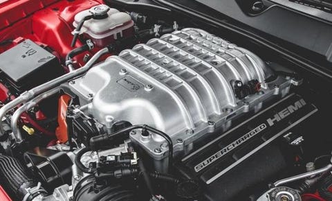 dodge challenger hellcat engine