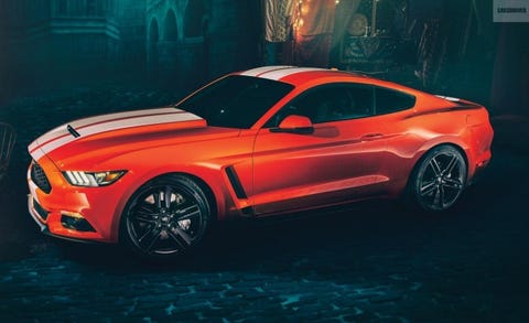 2016 Ford Mustang Gt350 Coming To L A Auto Show News Car And Driver 2016 Ford Mustang Shelby Gt350 Artist S Rendering