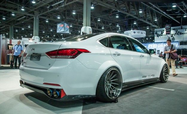 Hyunda and ARK Supercharge Genesis Sedan to 550 hp News Car and Driver
