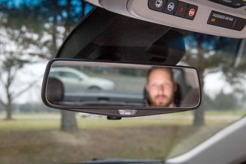 cadillac to debut hd rearview mirror display screen on ct6 sedan debut hd rearview mirror display screen