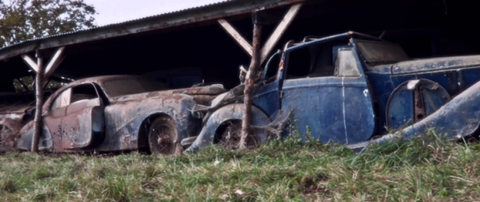 Secret collection of 100 extremely rare cars discovered in France