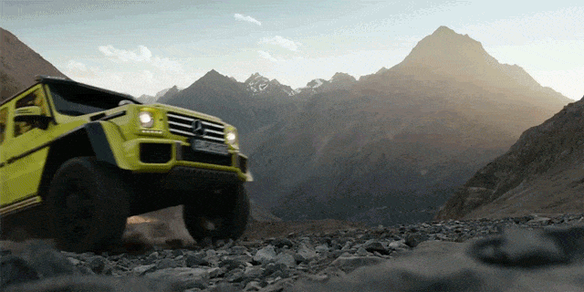 Video: Watch the Mercedes-Benz G500 4x4² Go Crazy Nuts – News – Car and  Driver
