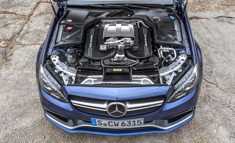 2015 mercedes amg c63 s model twin turbocharged 40 liter v 8 engine