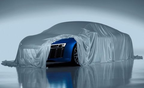 2016 Audi R8 laser headlights